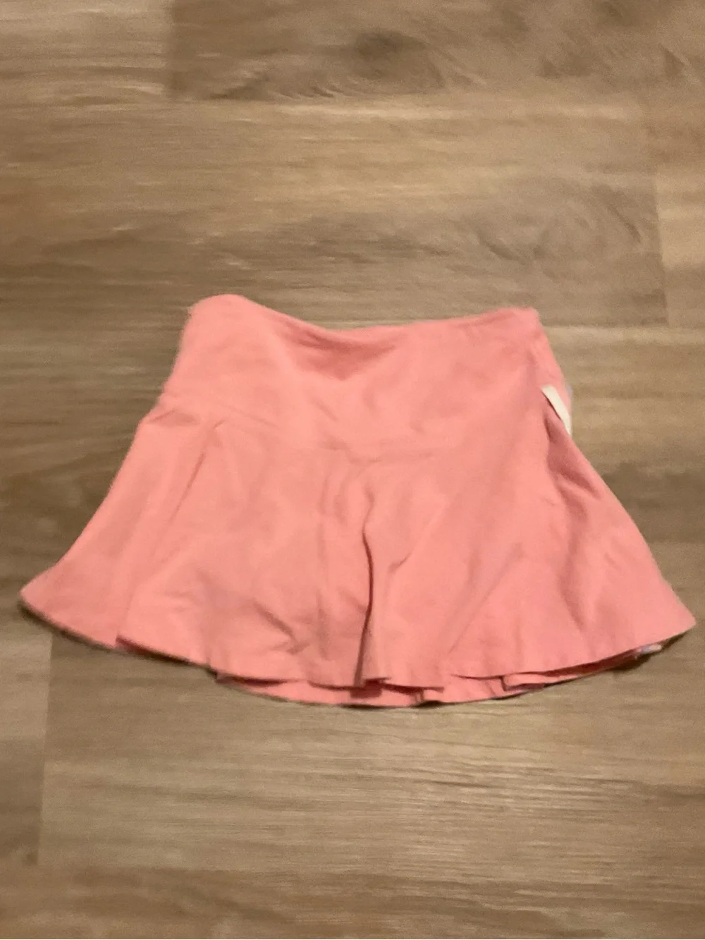 Old Navy Pink Pleated Girl’s Athletic Skort with Pastel Side Stripes
